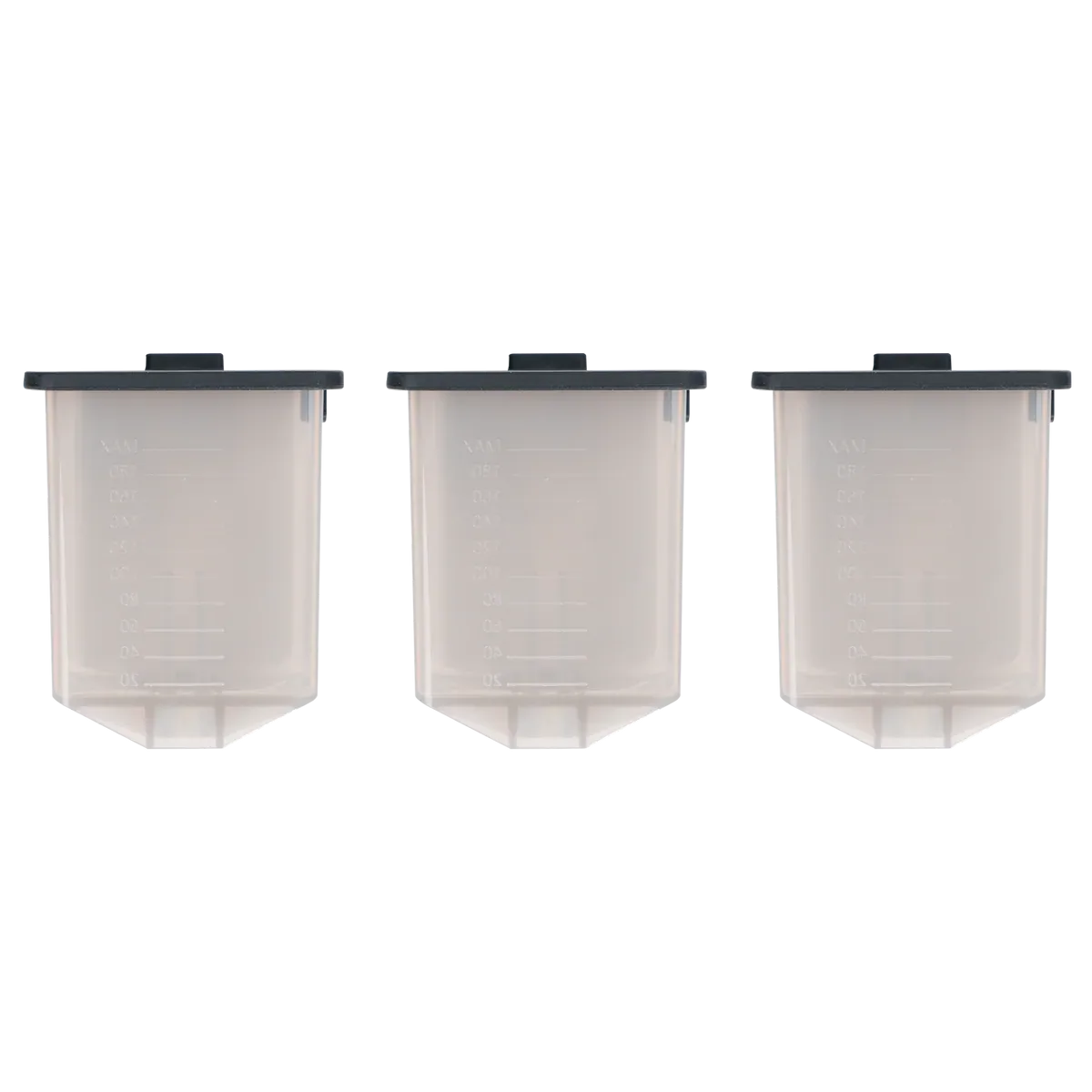 Three Cup Kit Reservoir Reload for Frozen Fish Food Feeder - inD aquatics