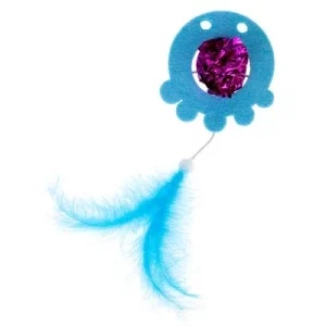 TIAKI cat toy octopus with feather