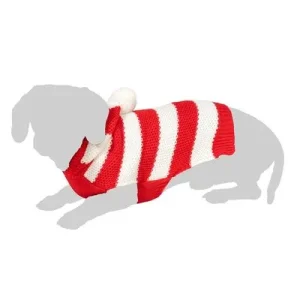 TIAKI Red Striped Jumper for Dogs