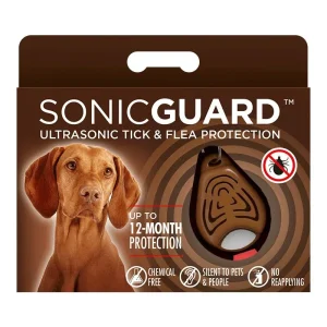 Tickless Pet Ultrasonic Flea and Tick Repeller for Dogs - Brown