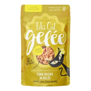 Tiki Cat Luau Lean Gelee Tuna Wet Cat Food, 2.8 oz each, Case of 12