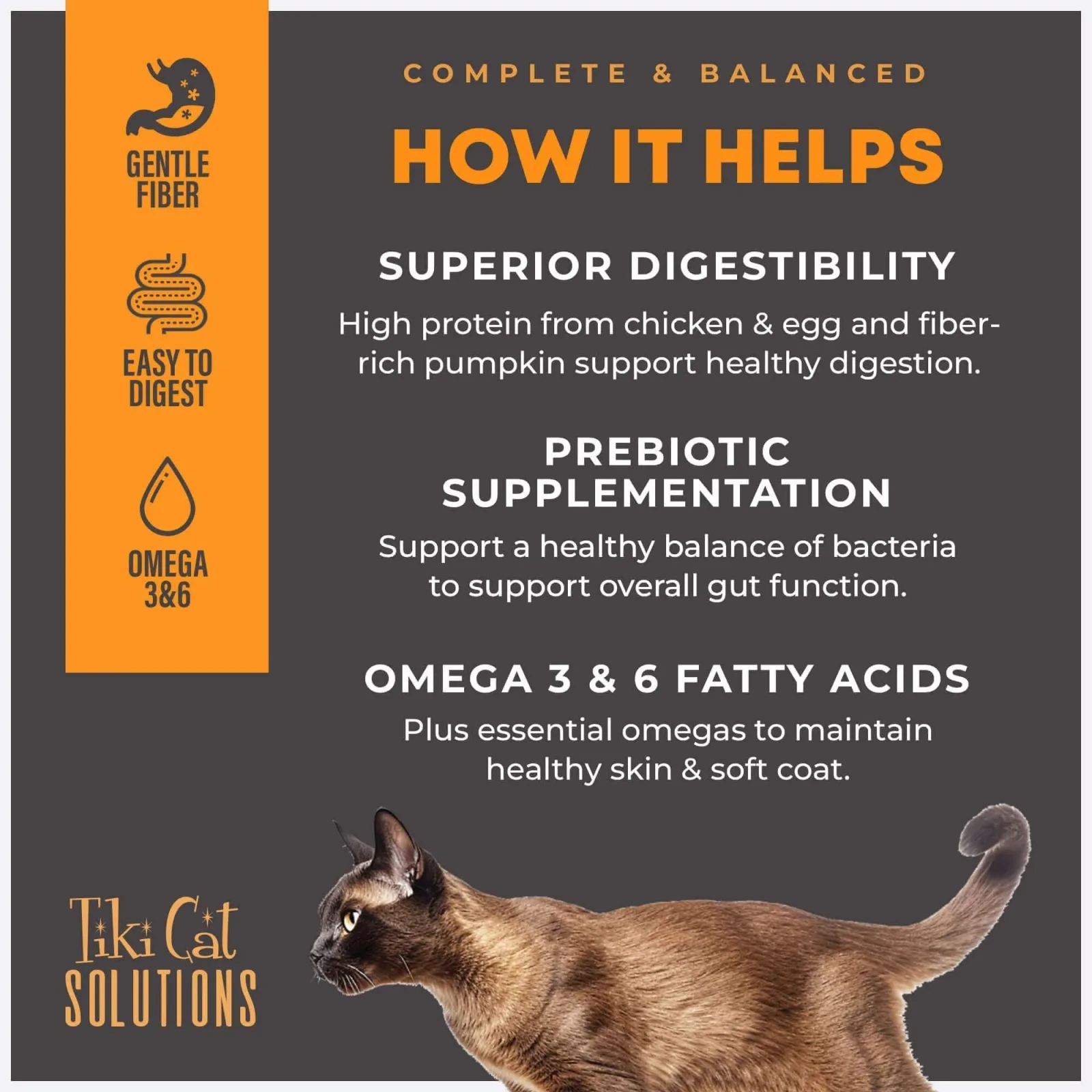Tiki Pet Cat Solutions Mousse Digestion, 2.4 oz each, Case of 12 - Image 2
