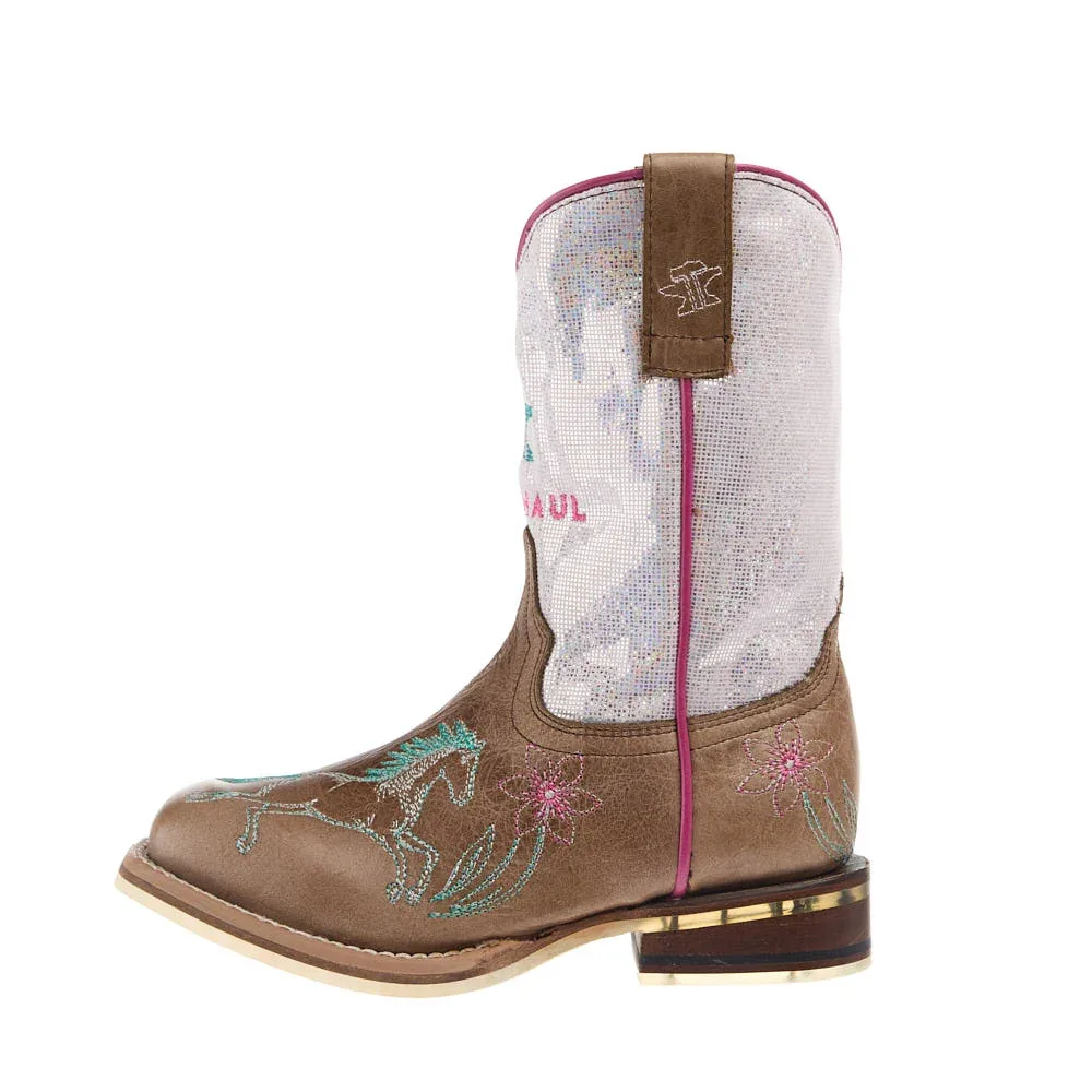 Tin Haul Kid's Don’t Horse Around Sole Square Toe Boot - Image 2