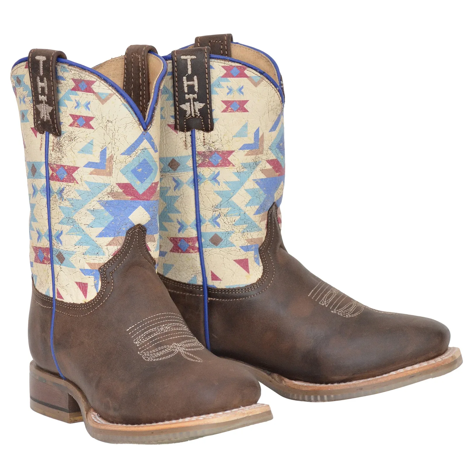 Tin Haul Kids Geronimo Saddle Up Sole Square Boot - Image 2
