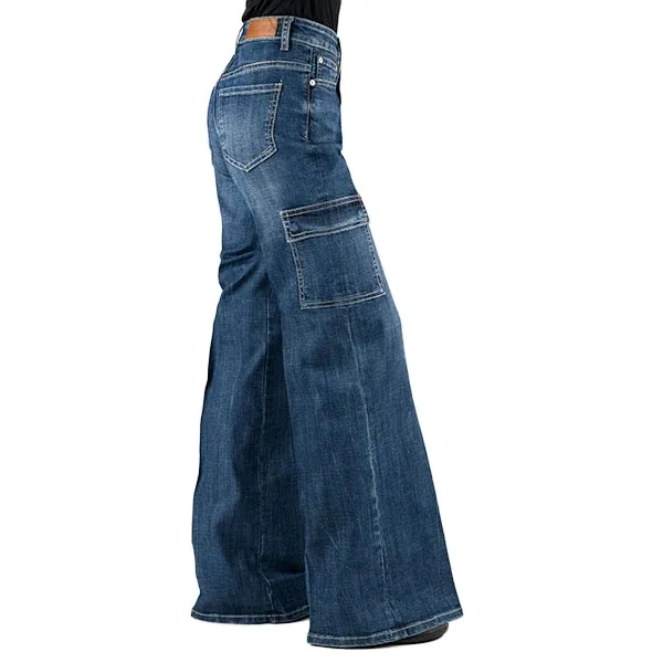 Tin Haul Wide Leg Cargo Jeans - Image 2