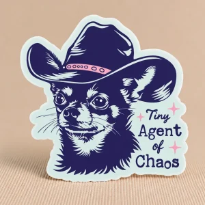 TINY AGENT OF CHAOS STICKER