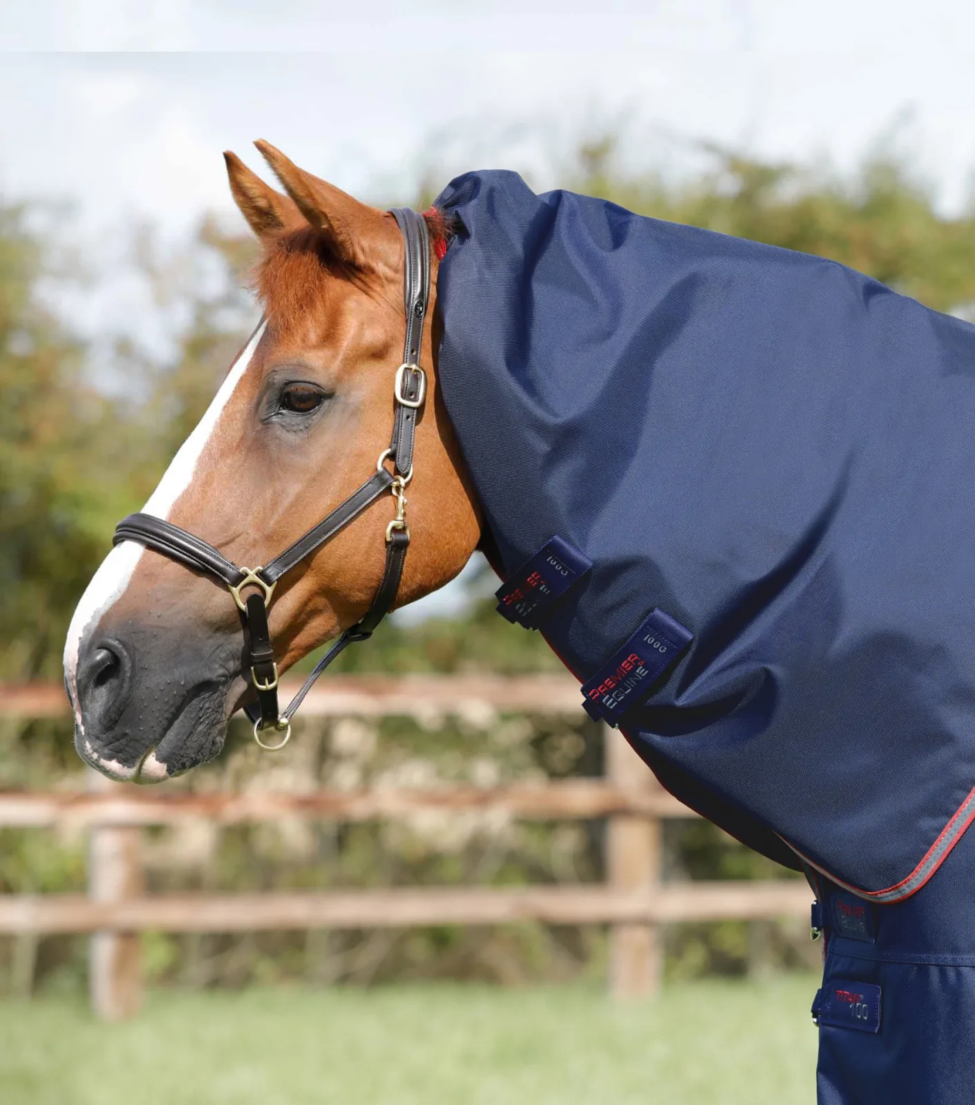 Titan Trio Complete 4 in 1 Turnout Rug Navy - Image 2