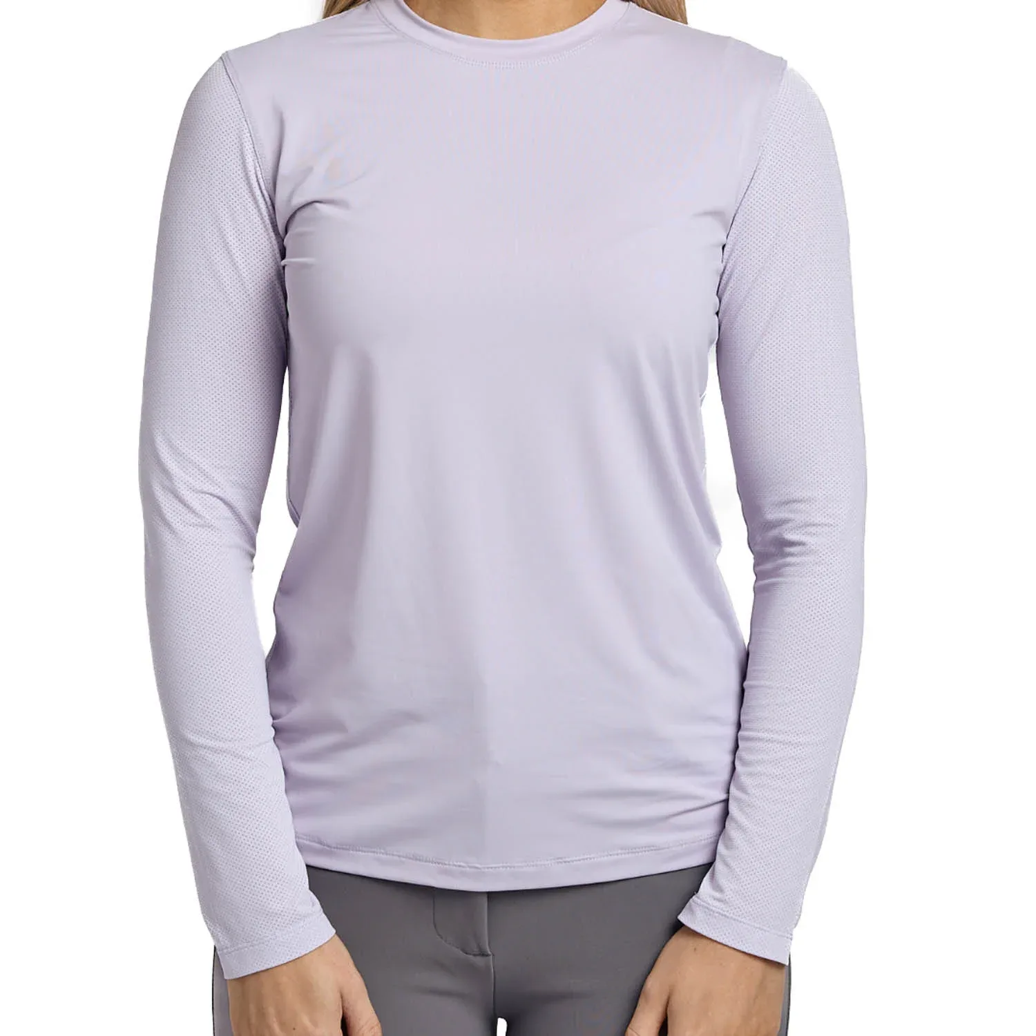 TKEQ Ladies' Globe Trotter Long-Sleeve Performance Top - Image 2