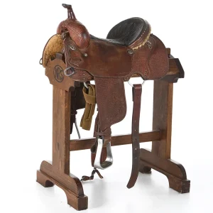 Tod Slone Used 14in Geo Star Barrel Saddle