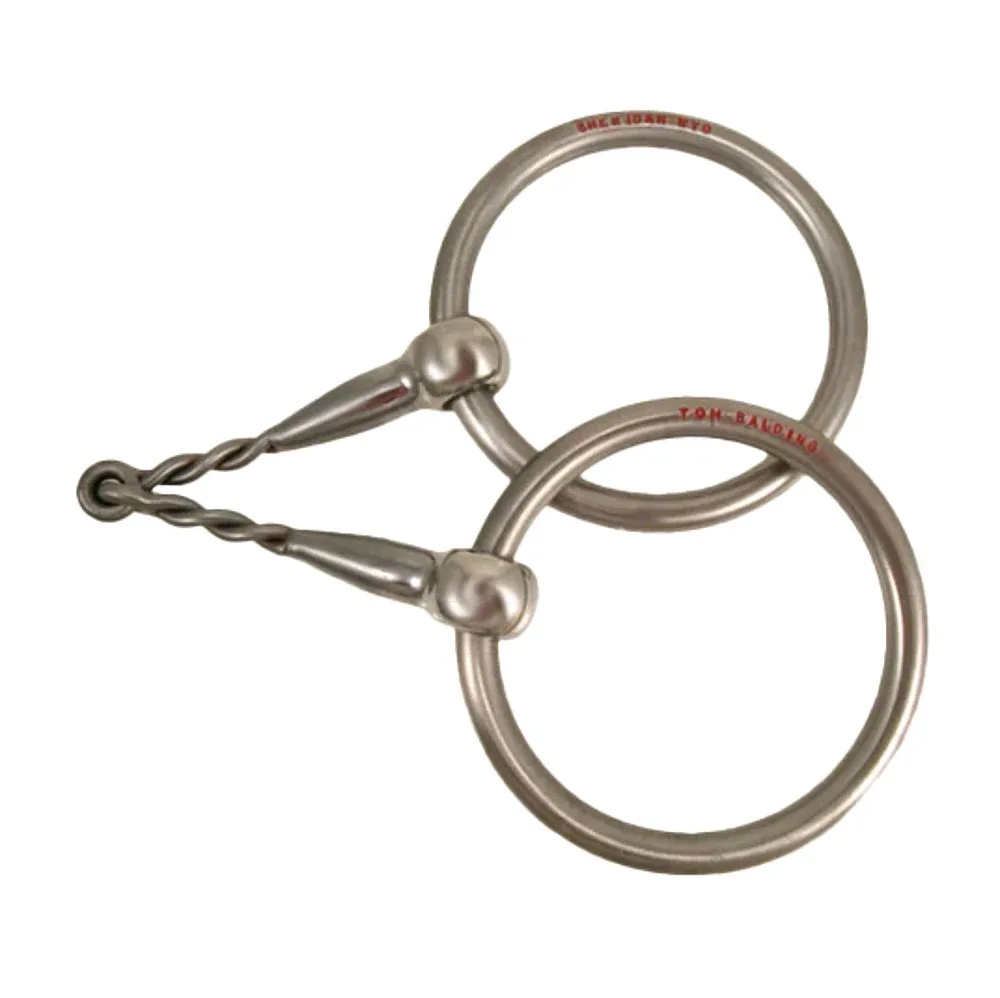 Tom Balding Bits Half n Half Loose O Ring Snaffle Bit