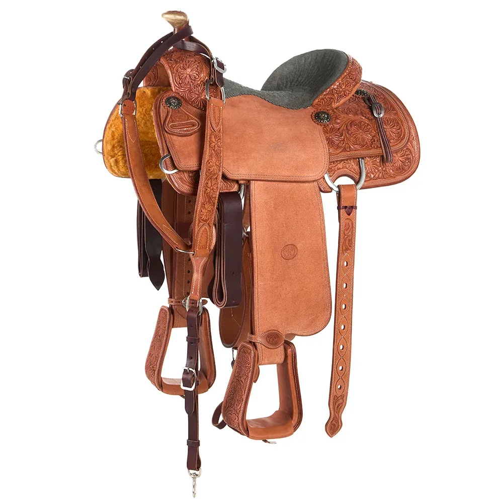Tomahawk 13.5in 3/4 Breed with Quilted Seat Team Roper