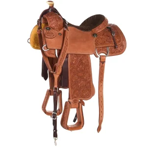 Tomahawk 14.25in 7/8 Breed with Quilted Seat Team Roper