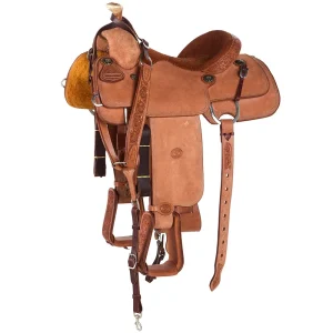 Tomahawk 14in 1/16 Breed Quilted Seat Team Roper