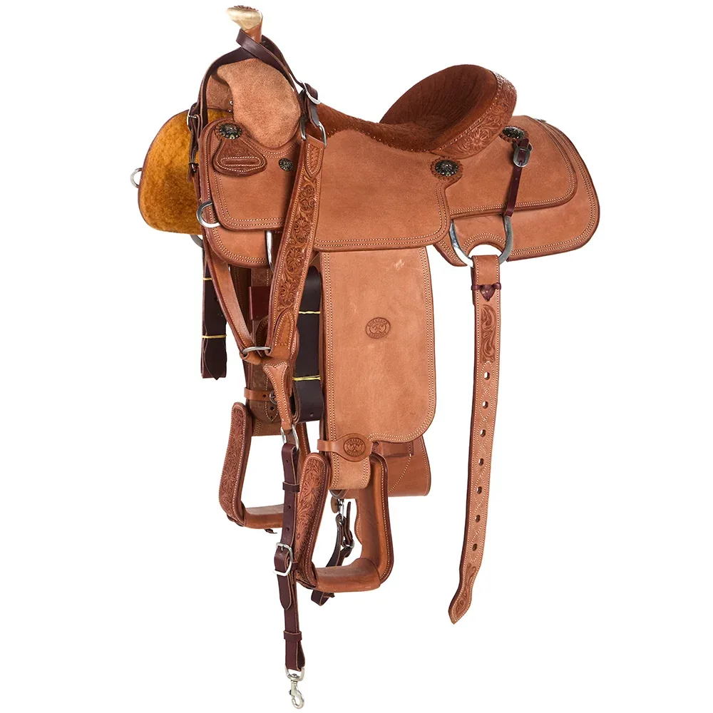 Tomahawk 14in 1/16 Breed Quilted Seat Team Roper
