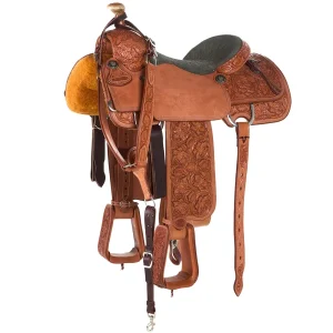 Tomahawk 15.5in 7/8 Breed with Quilted Seat Team Roper