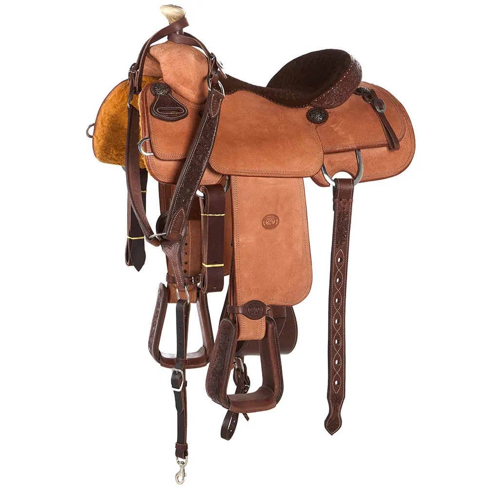 Tomahawk 15in 1/8 Breed with Quilted Seat Team Roper