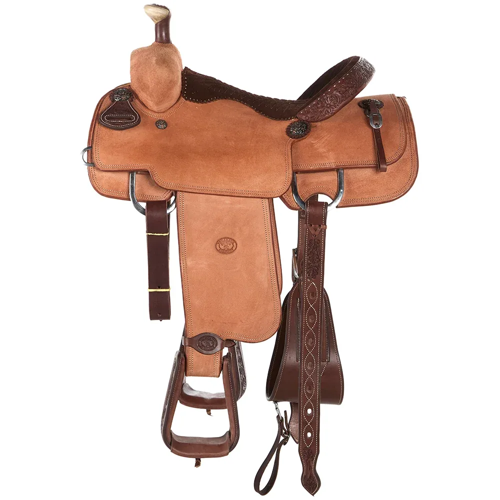 Tomahawk 15in 1/8 Breed with Quilted Seat Team Roper - Image 2