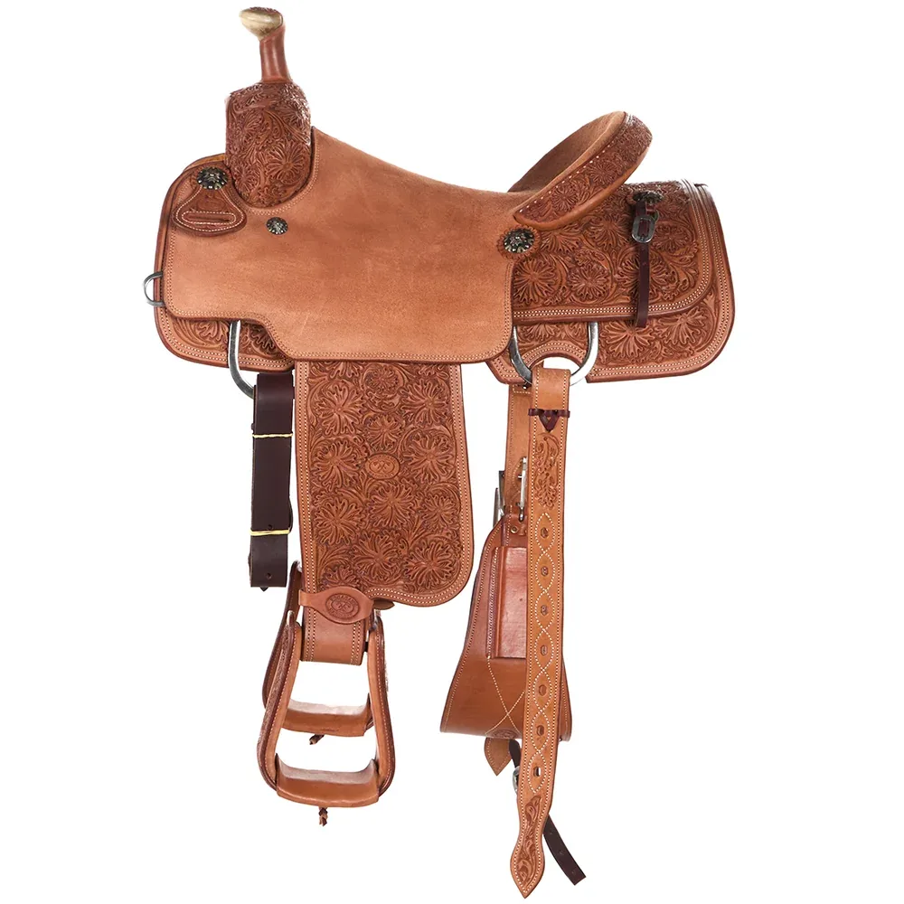 Tomahawk 15in 7/8 Breed Hard Seat Team Roper - Image 2