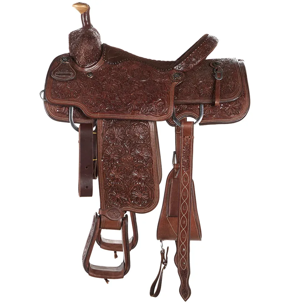 Tomahawk 15in Heavy Oil Full Tool with Quilted Seat Team Roper - Image 2