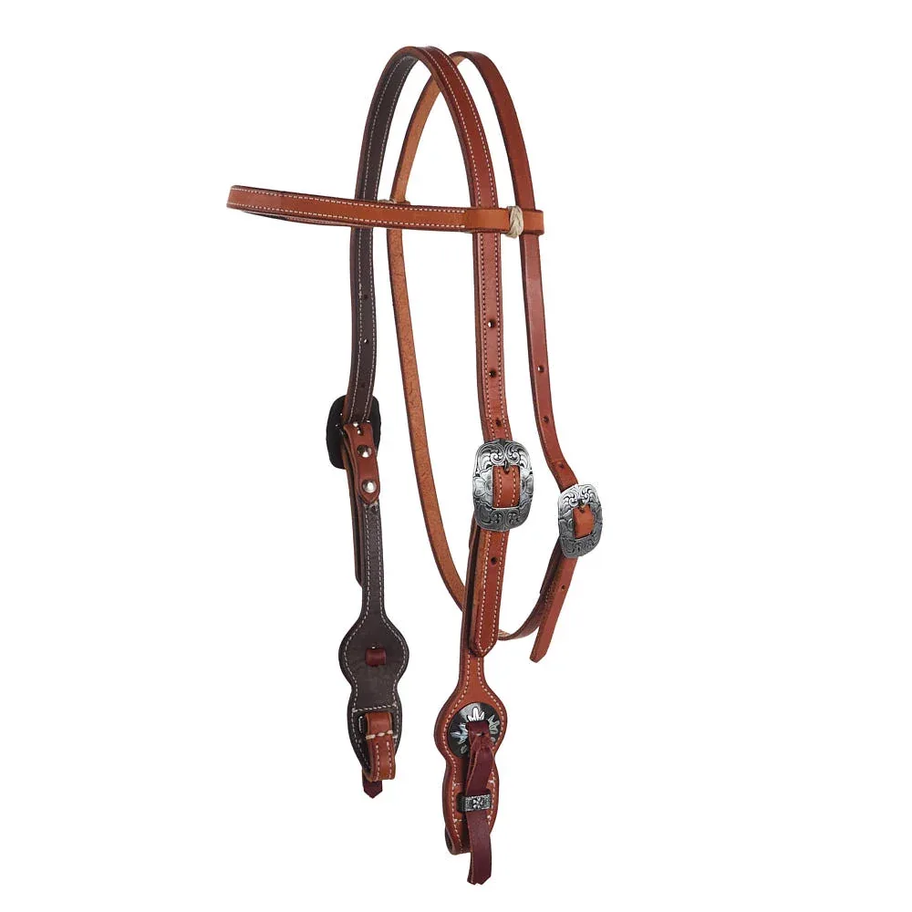 Tomahawk Scalloped Quick Change Browband Headstall
