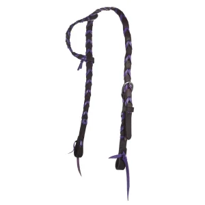 Tomahawk Slide Ear Purple Colored Lace Headstall
