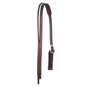 Tomahawk Split Ear Floral Tooled Single Buckle Headstall