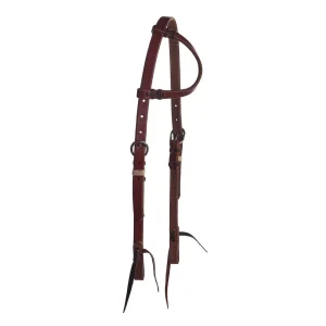 Tomahawk Working Slide Ear Headstall with Rawhide Keeper