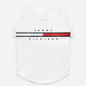 Tommy Hilfiger Heritage Tino Tshirt for Dogs (Optic White)