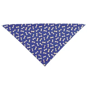 Top Performance Bandana Tossed Bones Blue