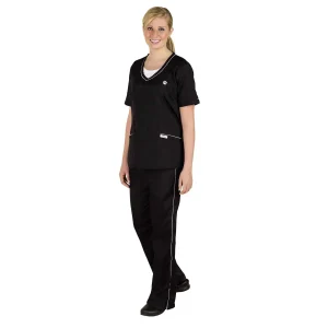 Top Performance Contrast Trim Drawstring Grooming Pants, Small