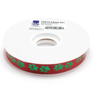 Top Performance Red & Green Printed Ribbon Rolls, 50-Yard
