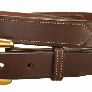 Tory Leather Stitched Pattern Belt
