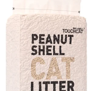 Touchcat ® High-Clumping Eco-Friendly Peanut Shell Kitty Cat Litter