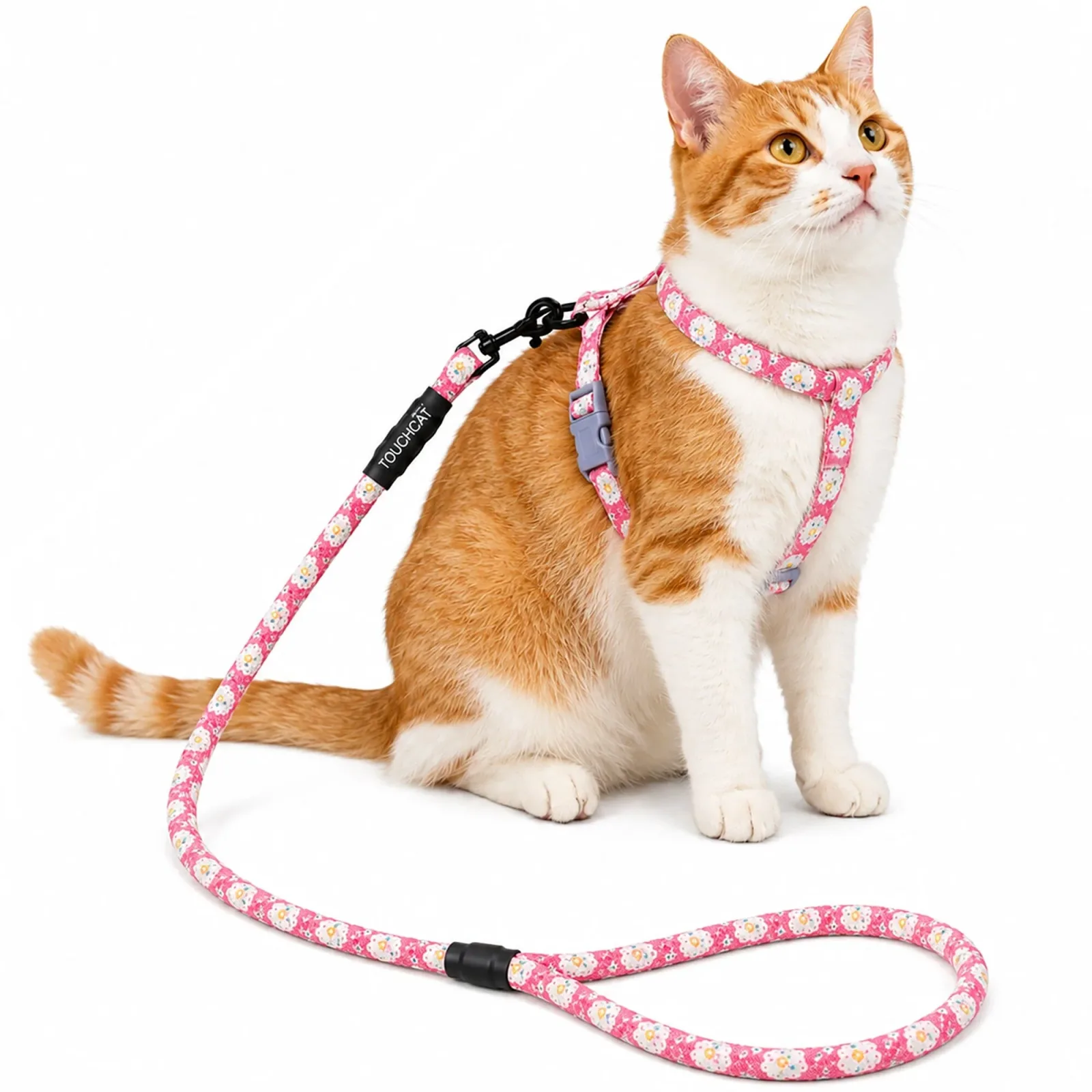 Touchcat 'Radi-Claw' Durable Cable Cat Harness and Leash Combo - Image 2