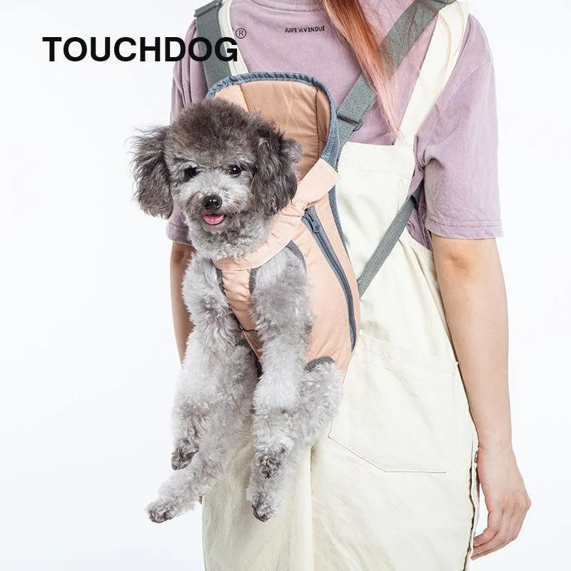 Touchdog ® 'Wiggle-Sack' Fashion Designer Front and Backpack Dog Carrier - Image 2