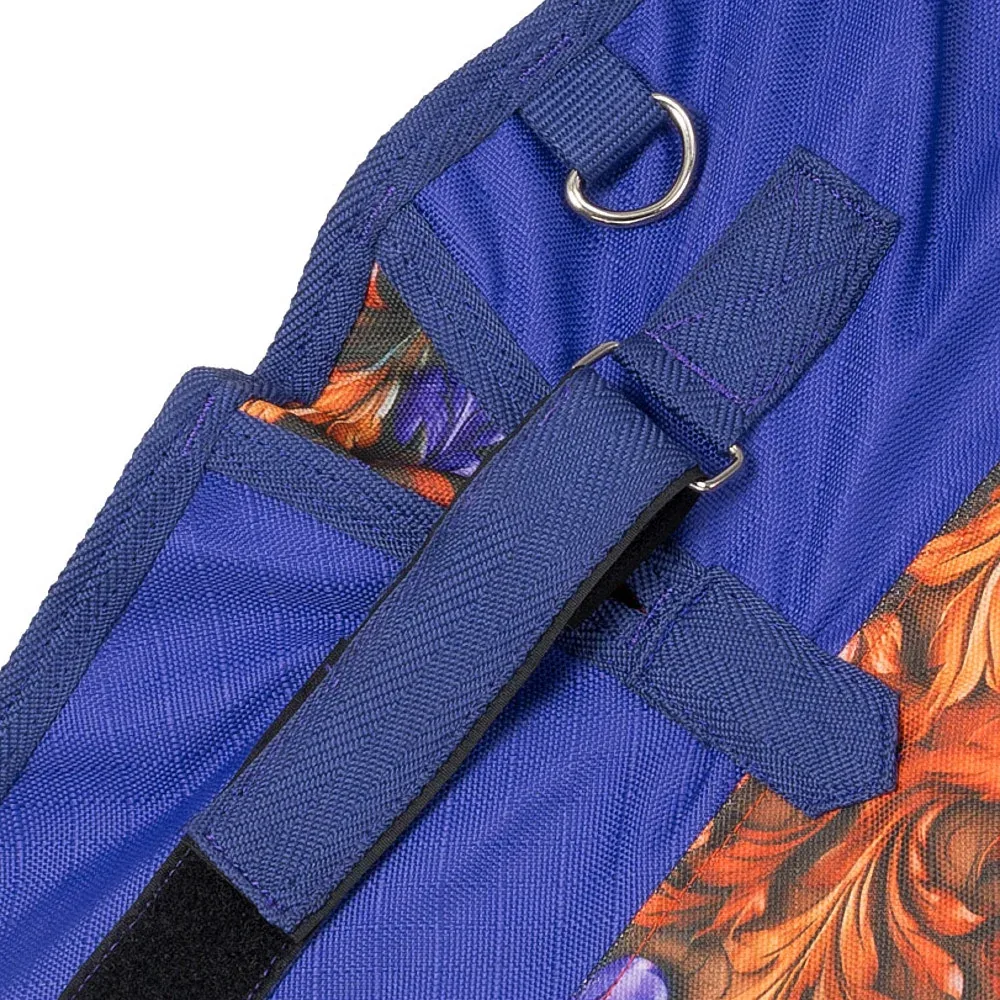 Tough 1 1200D Hand Carved Purple Winter Turnout Snuggit Horse Blanket - Image 2