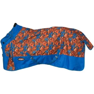 Tough 1 1200D Hand Carved Royal Blue Winter Turnout Snuggit Horse Blanket