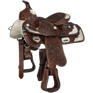 Tough 1 13in McCoy Trail Saddle with Silver