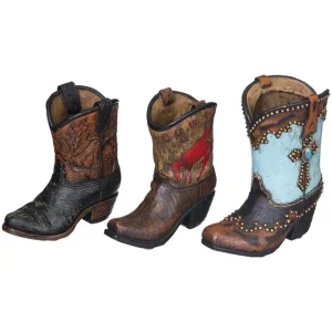 Tough 1 Assorted Resin Boot Figurines