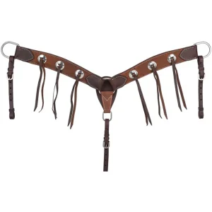Tough 1 Brown Buckstitch Breast Collar