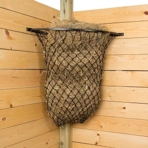 Tough 1 Corner Hay Net Hoop with Hay Net