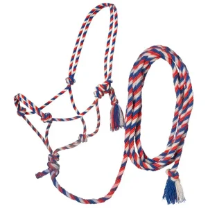 Tough 1 Mecate Rope Halter with 12ft Lead Rope