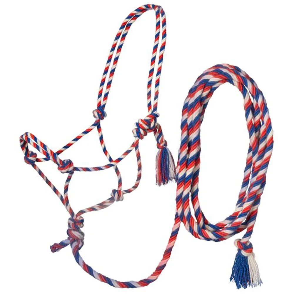 Tough 1 Mecate Rope Halter with 12ft Lead Rope