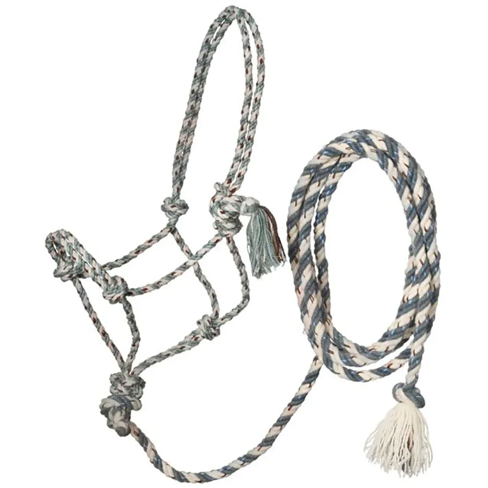 Tough 1 Mecate Rope Halter with 12ft Lead Rope - Image 2