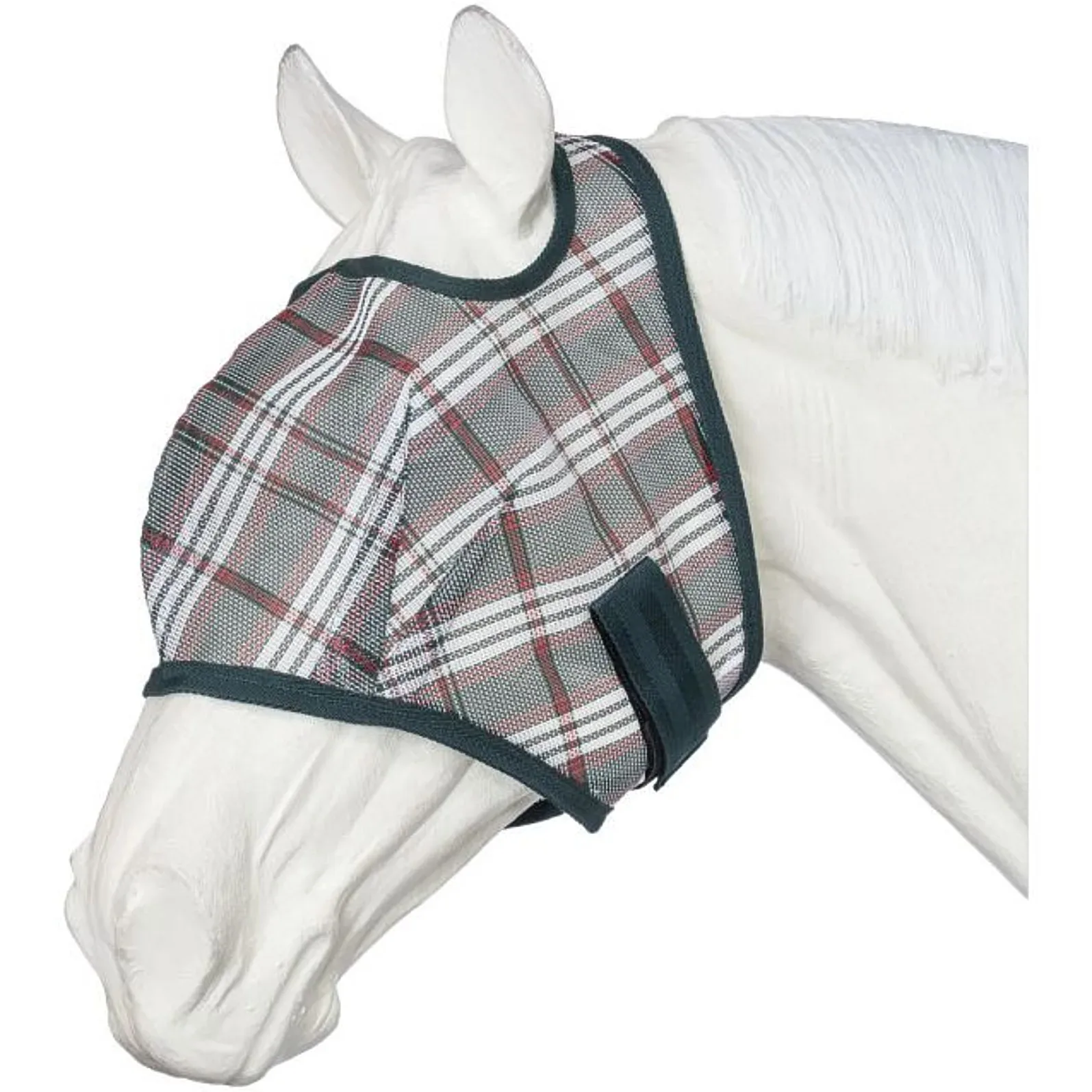 Tough 1 Plaid Mesh Fly Mask