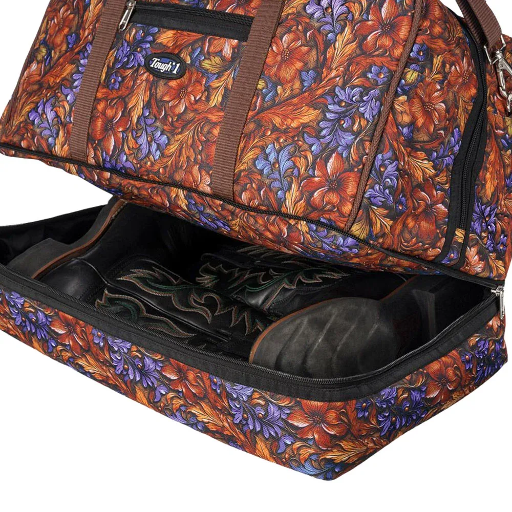 Tough 1 Purple Carved Duffle Bag - Image 2