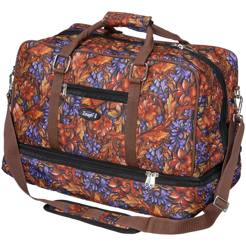 Tough 1 Purple Carved Duffle Bag