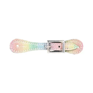 Tough 1 Rainbow Glitter Baby Spur Straps