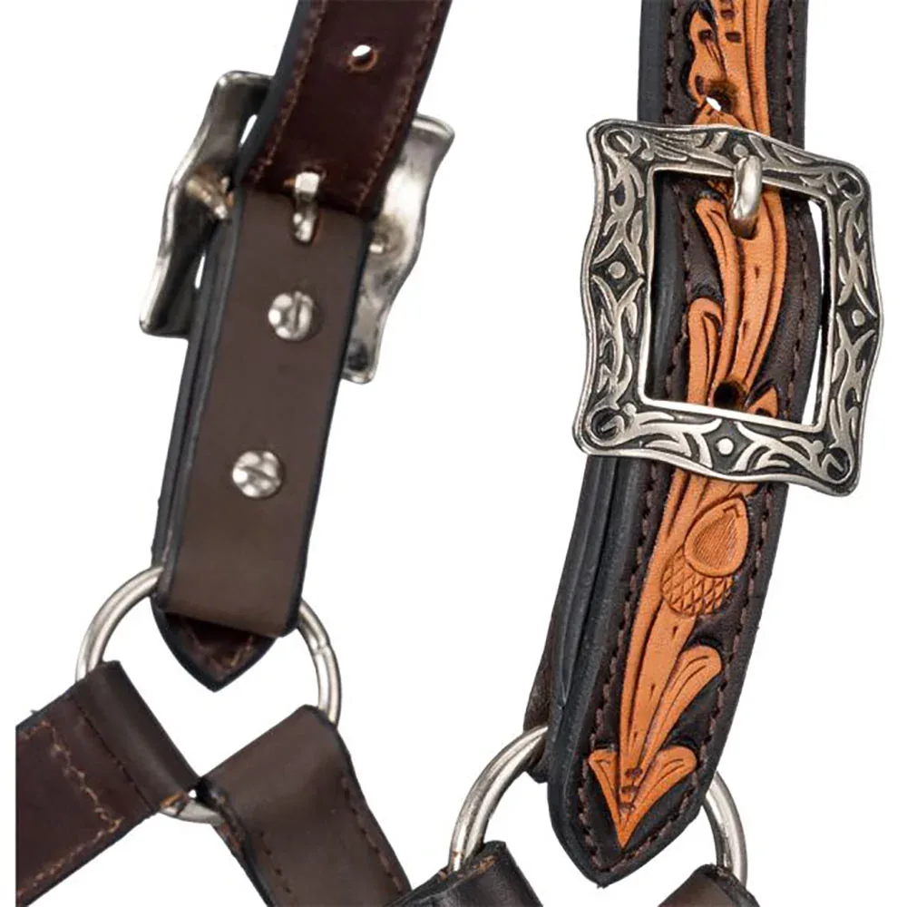 Tough 1 Silver Royal Two-Tone Ranch Halter - Image 2
