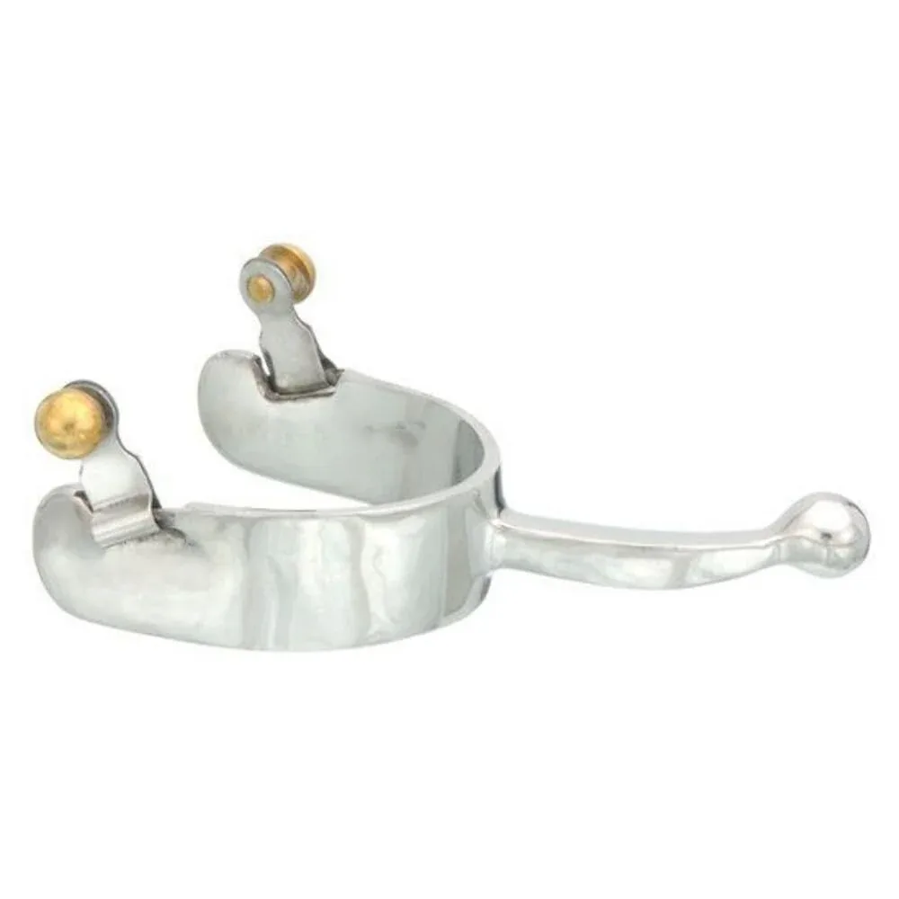 Tough 1 SS Long Knob End Equitation Spurs Ladies